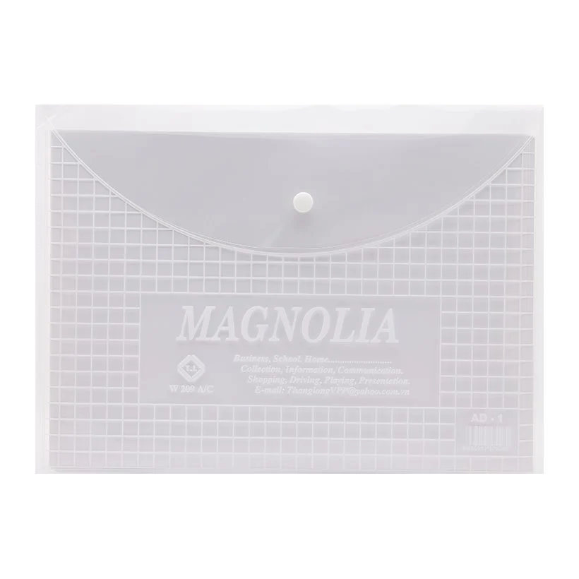 Túi clearbag 1 khuy dầy A4 TM